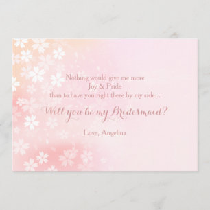 Blommakonfettiinbjudan Inbjudningar