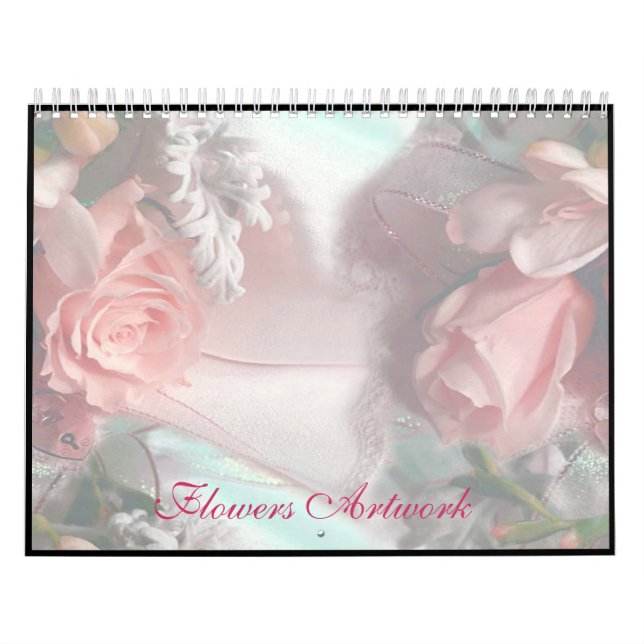 Blommakonstverkkalender Kalender (Omslag)