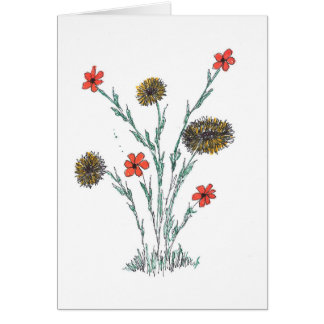 Blommakort Hälsningskort