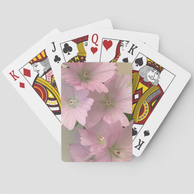 Blommakort Spel Kort (Baksidan)