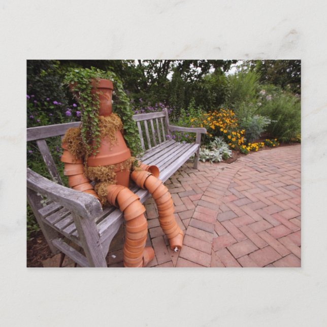 Blommakrukaflicka Vykort (Framsida)