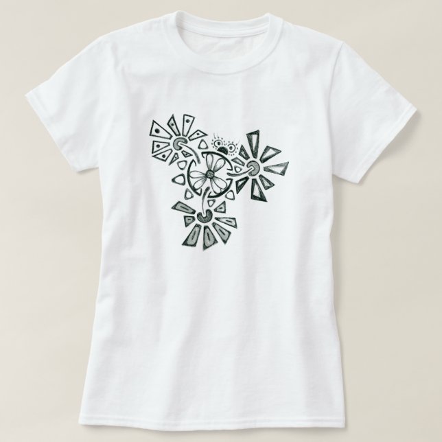Blommakryp T Shirt (Design framsida)