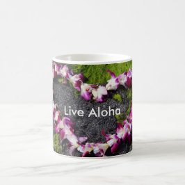 BlommaLei med levande Aloha Kaffemugg