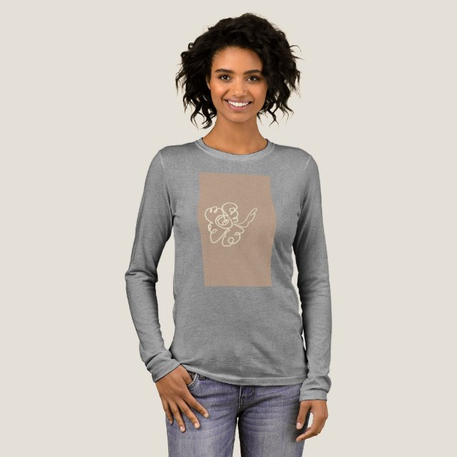 blommaler t-shirt (Hel framsida)