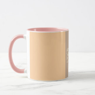 blommalerande mugg