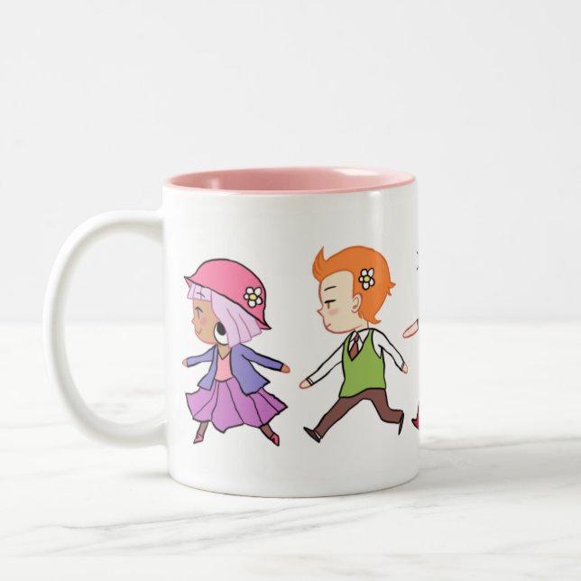 Blommaligan Två-Tonad Mugg (Vänster)