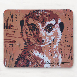 Blommalinocut - Mousepad Musmatta
