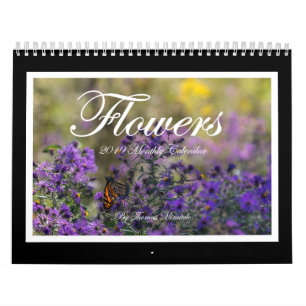 Blommamånadstidningkalender 2019 av Tom Minutolo Kalender