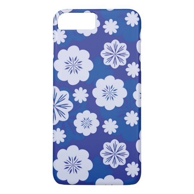 blommamönster Case-Mate iPhone skal (Baksida)