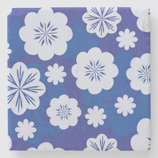 blommamönster stenunderlägg (Framsidan)