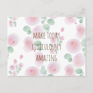 Blommamönster Vykort