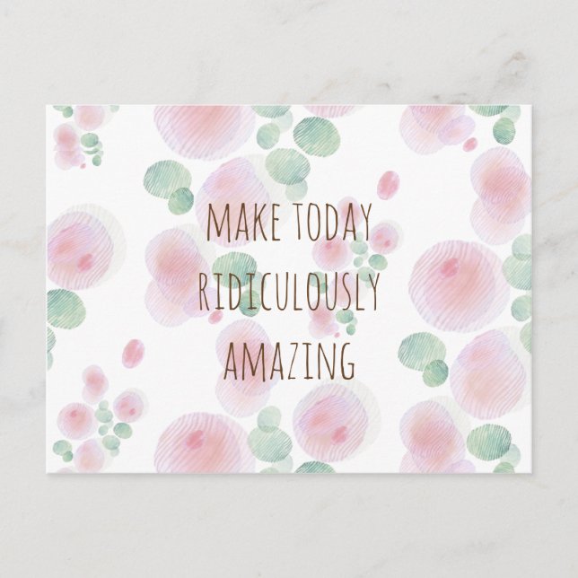 Blommamönster Vykort (Framsida)