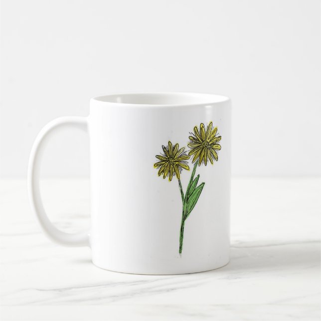 Blommamugg Kaffemugg (Vänster)