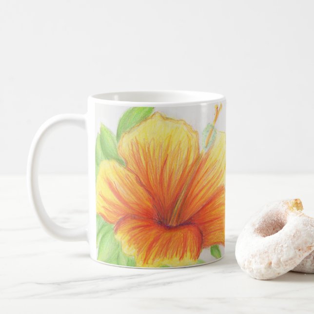 Blommamugg Kaffemugg (Med munk)
