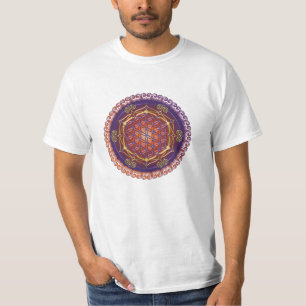 BLOMMAN AV LIV/Blume des Lebens - smycka I T-shirt
