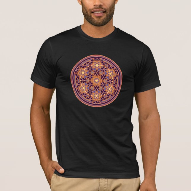 Blomman av liv - knäppas stil 02 t shirt (Framsida)