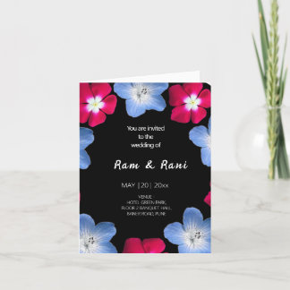 Blomman Black och ro Meddelande