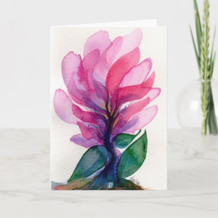 Blomman fingrar Notecard Kort