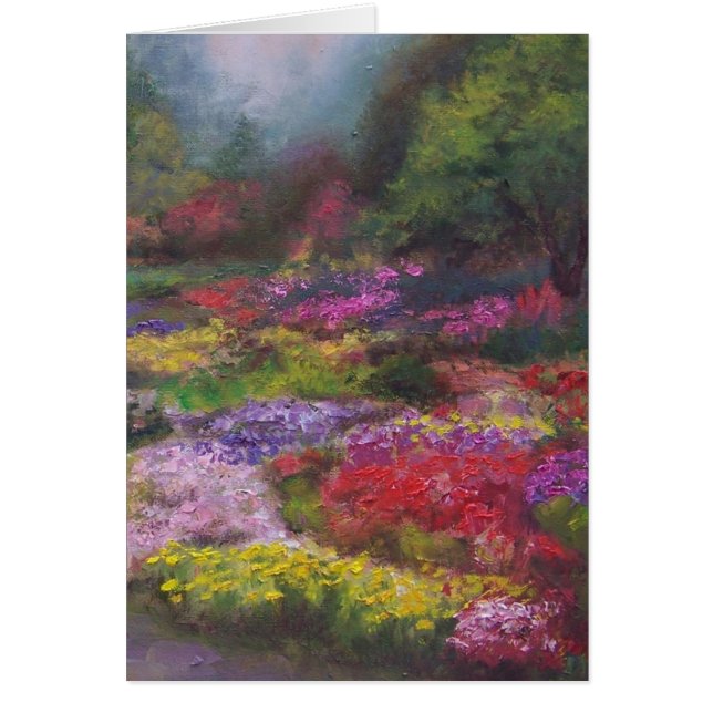 Blomman går hälsningskort (Framsidan)