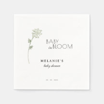 Blommande Baby i Knopp Baby Shower