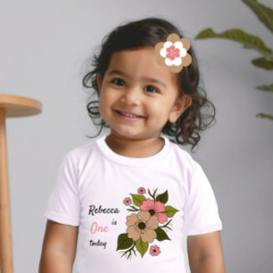 Blommande blom t shirt