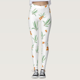 Blommande Blommigt i Vår Leggings