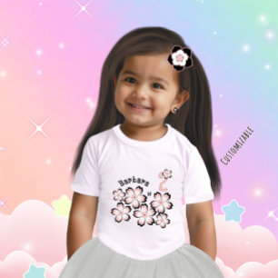 Blommande blomning t shirt