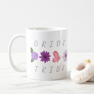 Blommande Fjärils Brudstam, Bröllopsfest Firande Kaffemugg