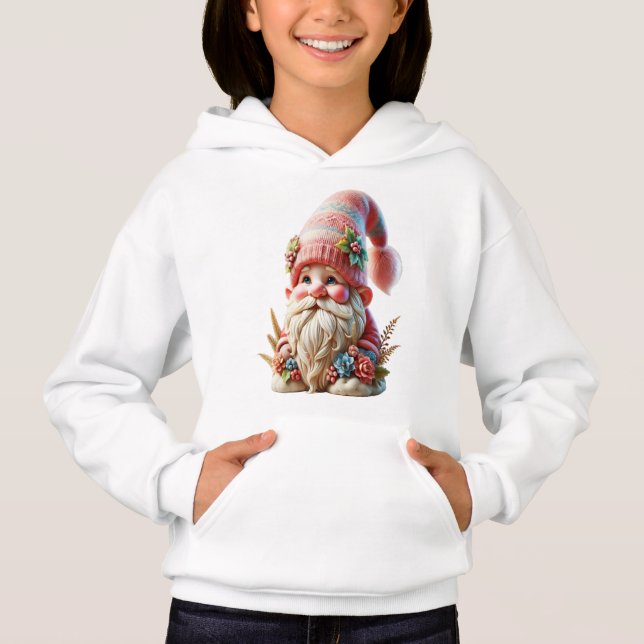 Blommande gnome  t shirt (Framsida)
