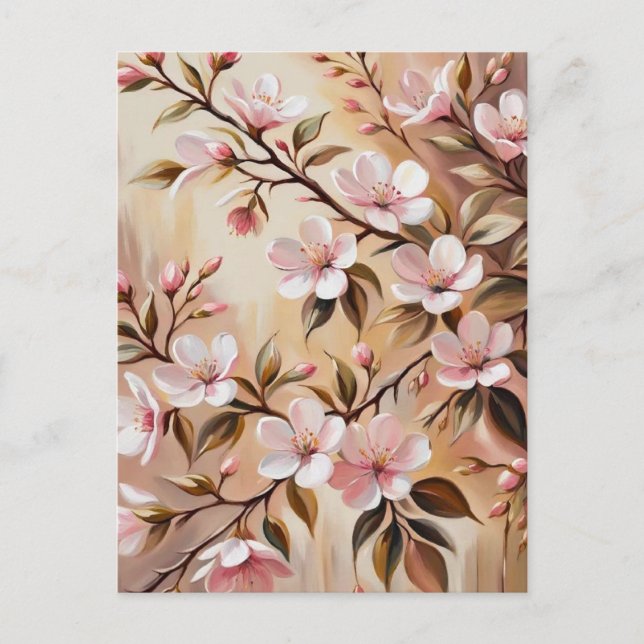 Blommande Gren Vykort (Framsida)