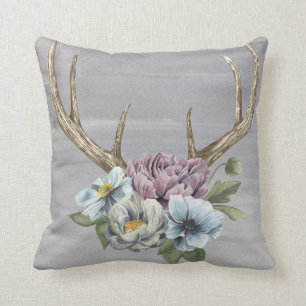 Blommande hjorthorn kudde