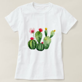 Blommande kaktusar t shirt