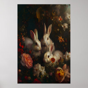 Blommande kaniner Vårgalleri, Mörk akademi Poster