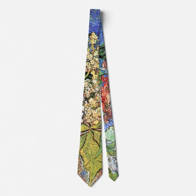 Blommande kastanjegrenar av Vincent van Gogh Slips (Framsida)