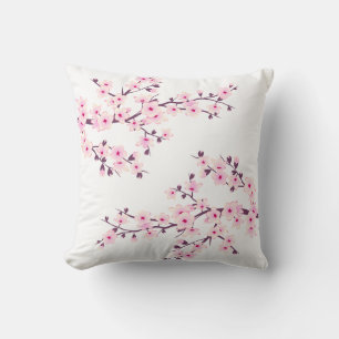 Blommande Körsbärsblom (Sakura) Kudde
