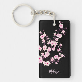 Blommande Körsbärsblommor Monogram