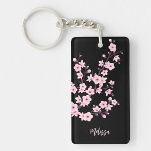 Blommande Körsbärsblommor Monogram
