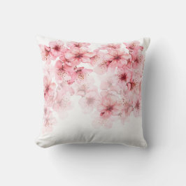 Blommande körsbärsblommor rosa vita kudde
