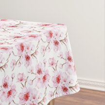 Blommande körsbärsblommor rosa vitt