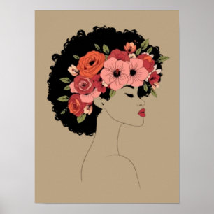 Blommande Krona Poster