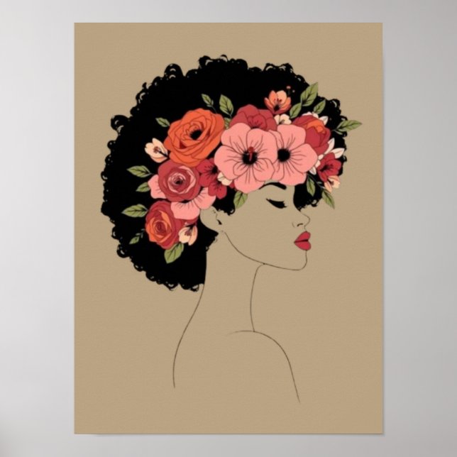 Blommande Krona Poster (Framsidan)