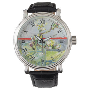 Blommande mandelgren av Vincent van Gogh Armbandsur