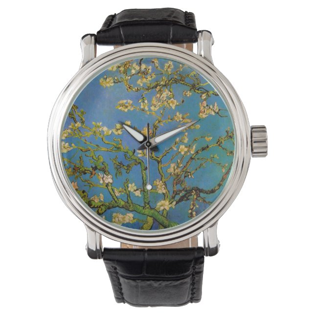 Blommande mandelträd av Vincent van Gogh Armbandsur (Framsida)
