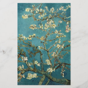 Blommande mandelträd av Vincent van Gogh. Brevpapper