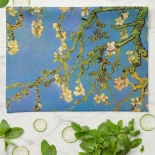 Blommande mandelträd av Vincent van Gogh Kökshandduk