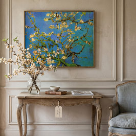 Blommande mandelträd av Vincent van Gogh Poster