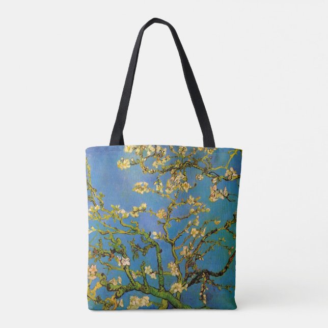 Blommande mandelträd av Vincent van Gogh Tygkasse (Baksida)