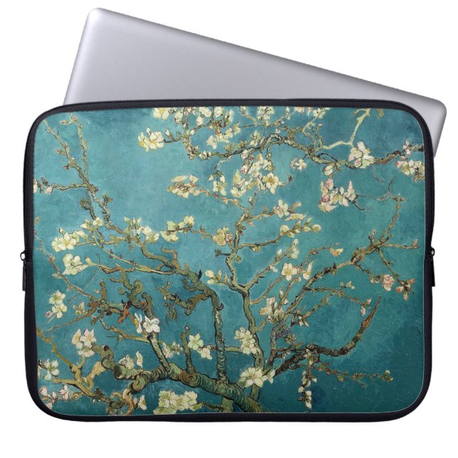 Blommande mandelträd, Vincent van Gogh. Laptop Fodral (Framsidan)