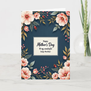 Blommande Mors Dag-kort Kort