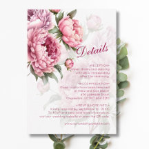 Blommande Peony Botanisk Romantisk Konst Detaljer